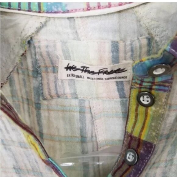 Free People We the Free Sunshine Bay Top Tunic POCKETS XS NEW - Picture 4 of 5